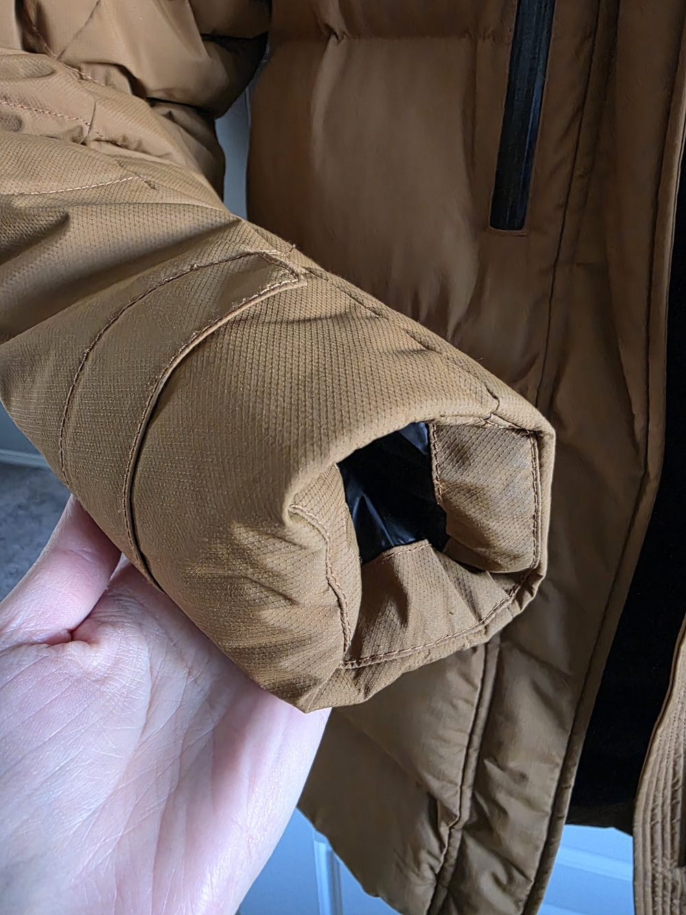 Helly Hansen Brown Puffer Coat - Picture 4 of 7